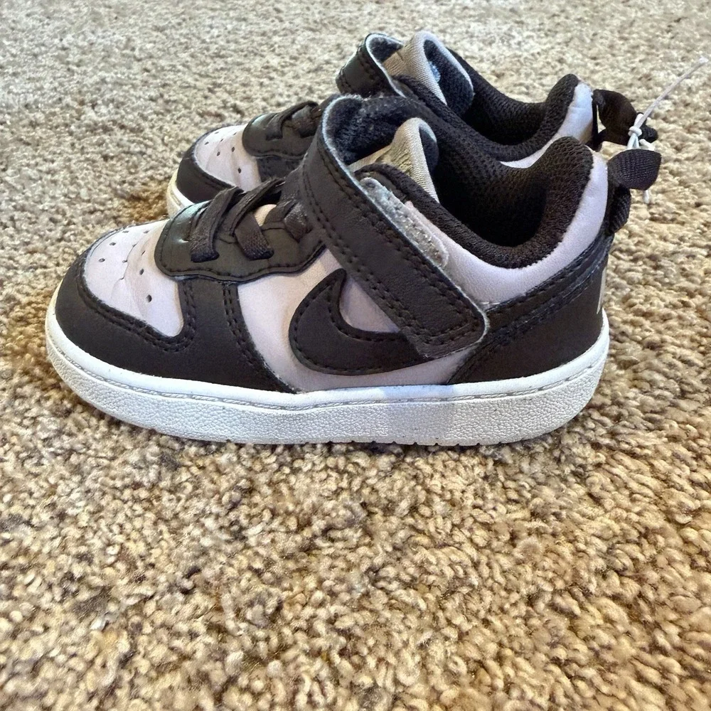 Nike Court Borough Toddler Shoes Size 6C Purple Low Top Sneakers 839988-602